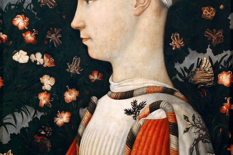 Retrato de una Princesa de la Casa del Este. Hacia 1436. Pisanello