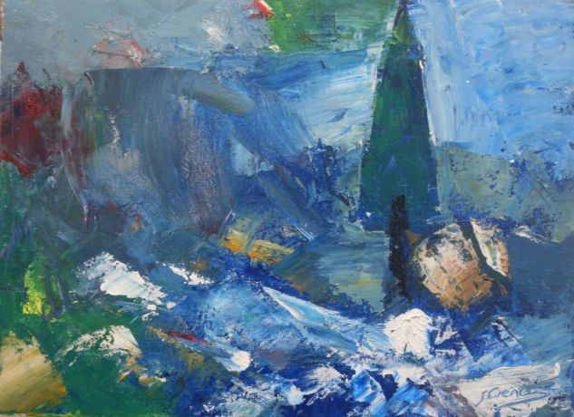 Cipreses II, Jesús Cuenca.